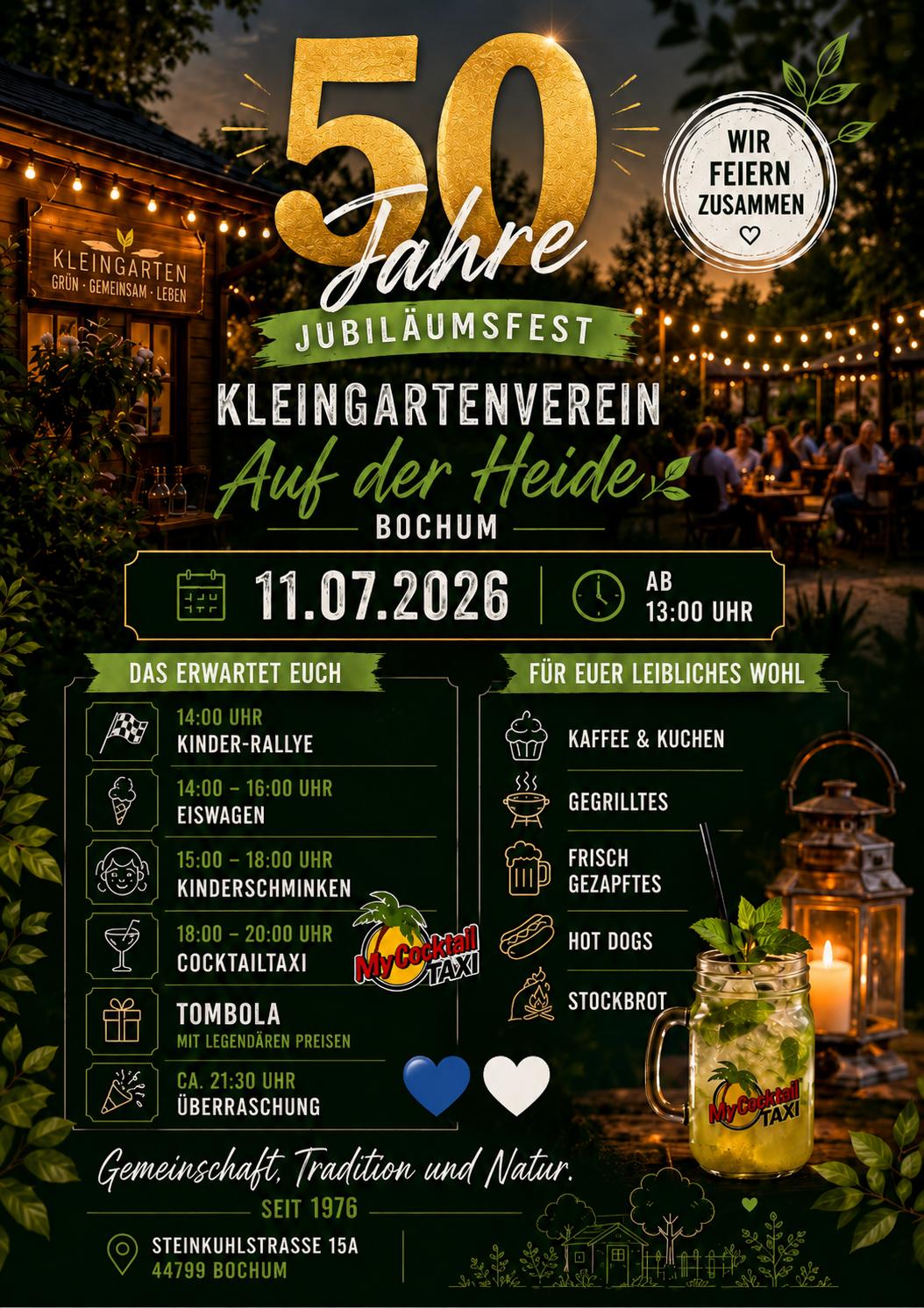 50 Jahre Kleingartenverein „Auf der Heide“ 🎉 