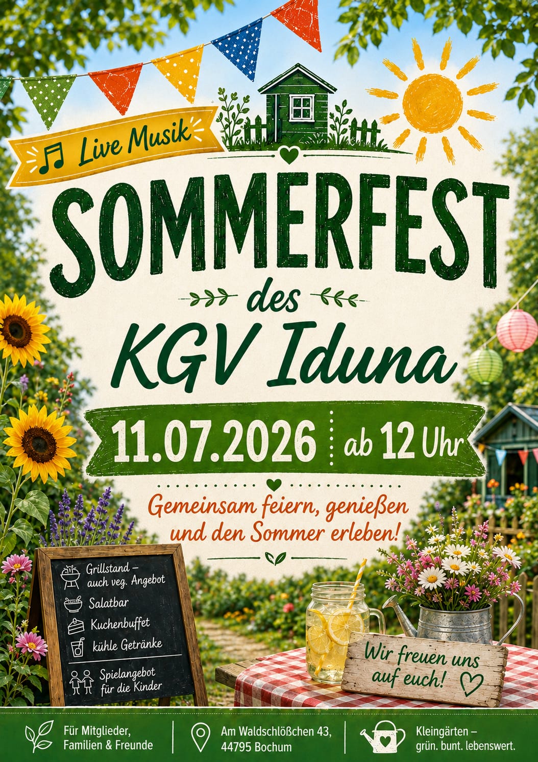 Sommerfest im KGV "Iduna" e.V. ☀️